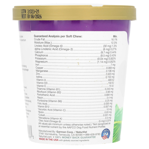 NaturVet, VitaPet Puppy, ежедневные витамины и облегчение дыхания, для щенков, 70 жевательных таблеток, 154 г (5,4 унции)