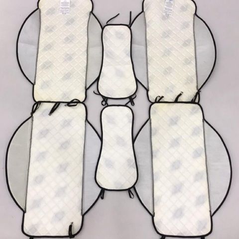 Накидки из алькантары (ромб) - Модель №3 широкое сиденье (цена за пару)