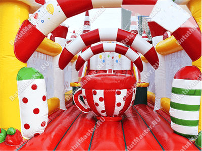 Коммерческий надувной батут "Клоуны повсюду"