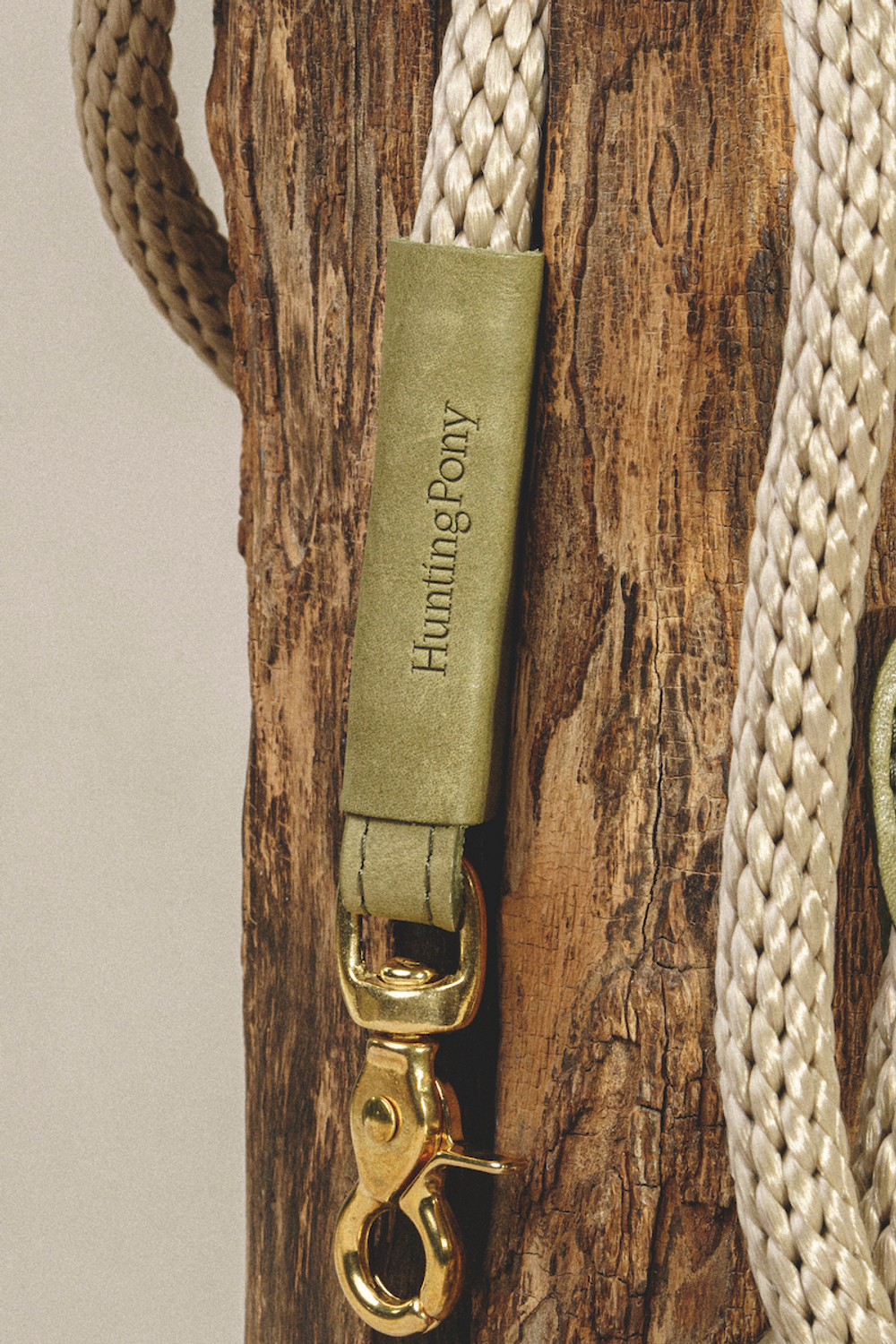 Поводок "Пони-узелкони" с зелеными вставками