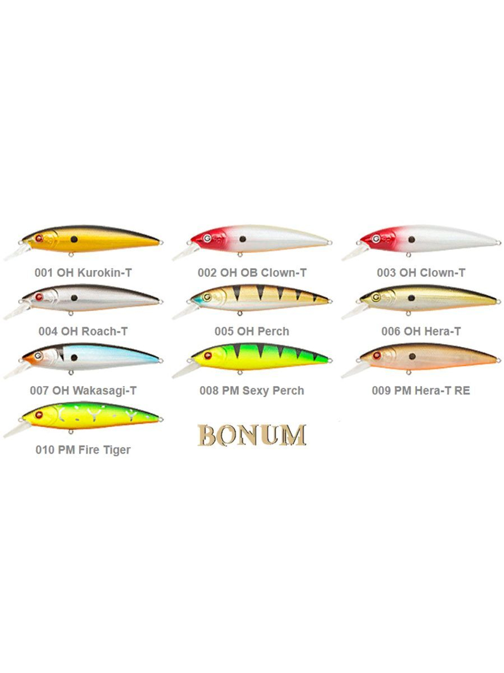 Воблер GAD BONUM 75F-SR 75 мм 6.6 гр 0.5-0.8 010 плавающий