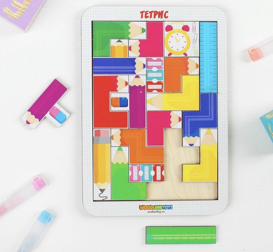 Головоломка "Цветные карандаши"