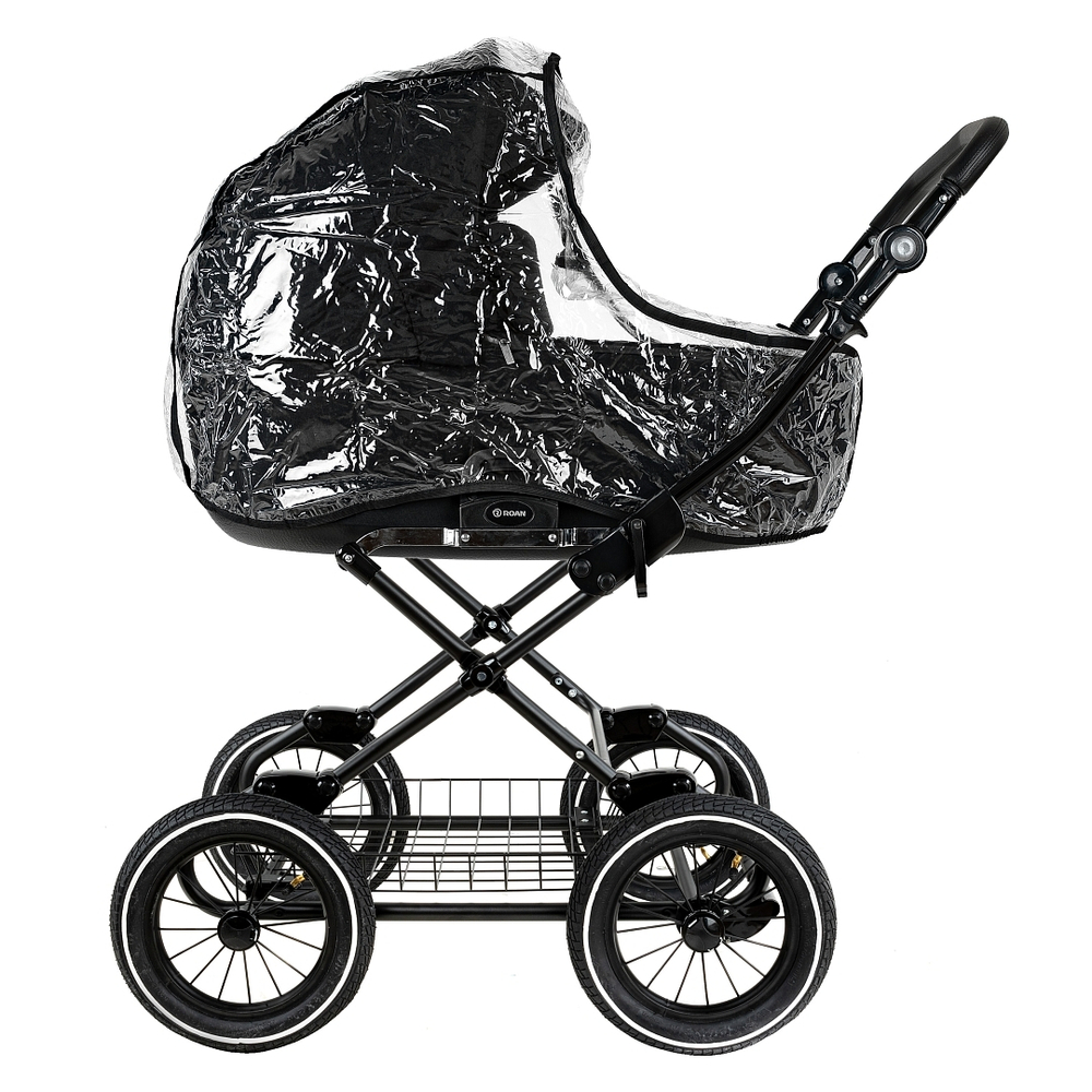 Коляска 2 в 1 ROAN BASS NEXT 2.0 CLASSIC d12 Caviar