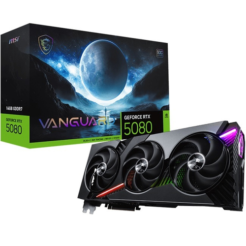 Видеокарта MSI GeForce RTX 5080 VANGUARD SOC 16G (G5080-16VGS)