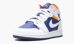 Air Jordan 1 Mid GS "White Deep Royal Blue"