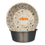 Миска "efox" для питомцев из нержавеющей стали, форма чаша