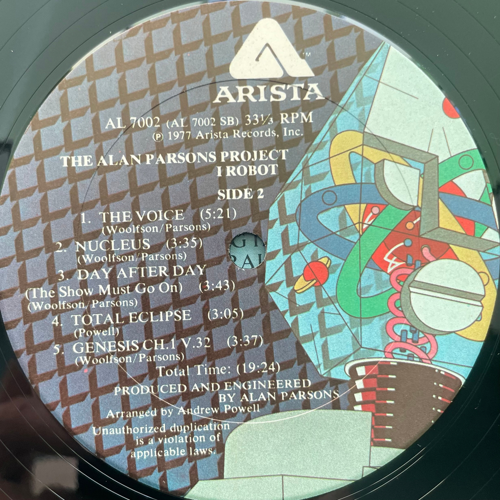 The Alan Parsons Project ‎– I Robot (США 1977г.)