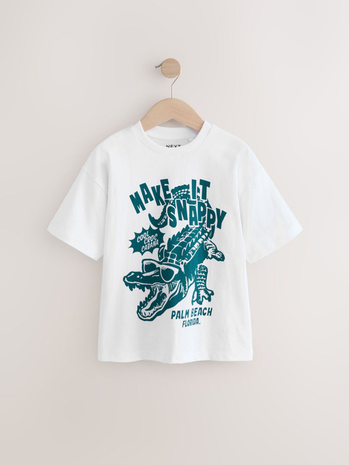 Футболка для мальчика Next AG3-606, Белый