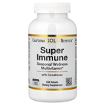 California Gold Nutrition, Super Immune, мультивитамины для сезонного оздоровления, 240 таблеток