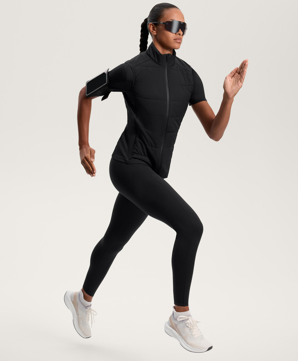 Oysho Технический жилет с подкладкой FELLEX®, черный