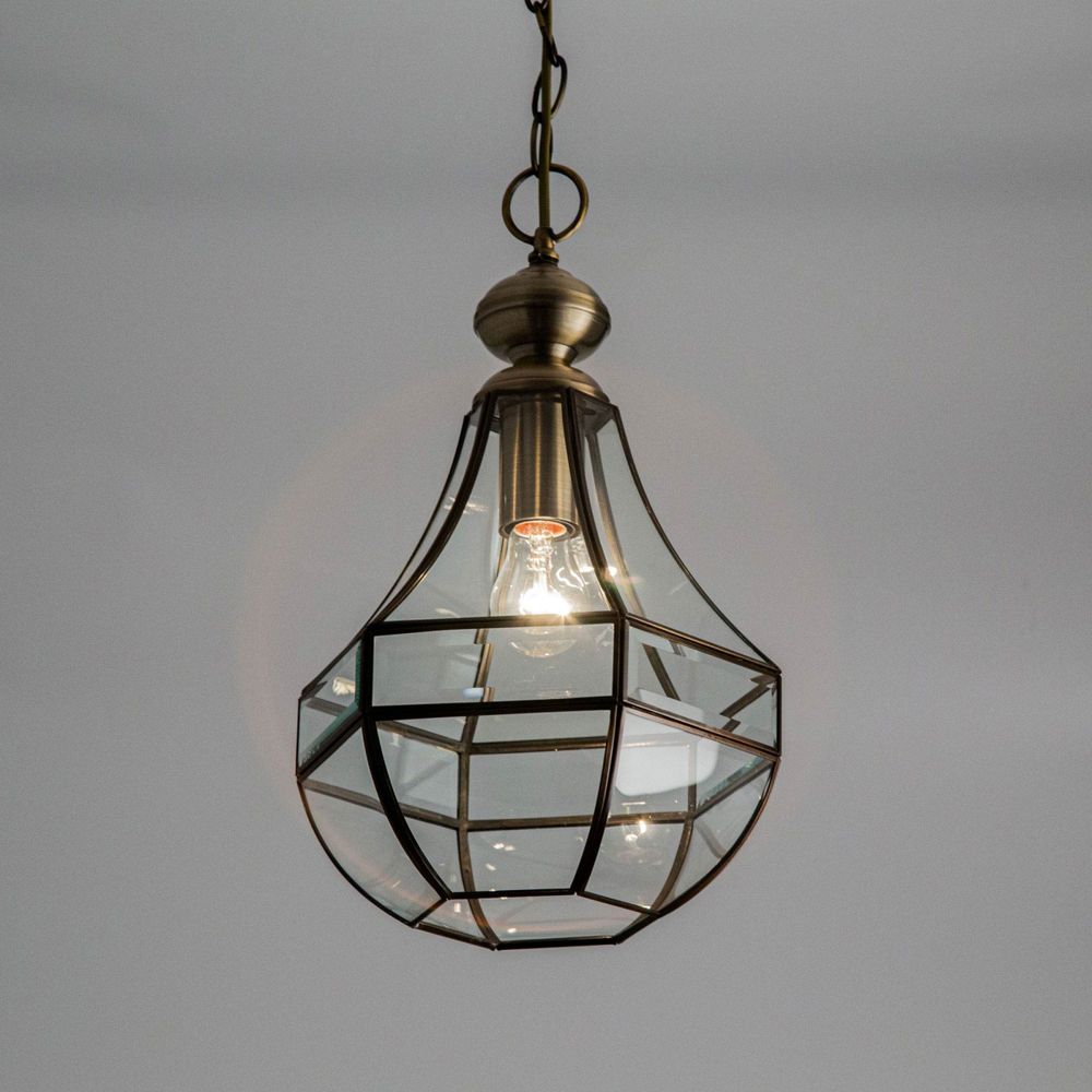 Citilux Гера-1 CL444110 Подвесной светильник витражный Бронза