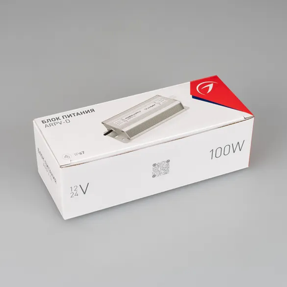 Блок питания ARPV-12100-D (12V, 8.3A, 100W) (Arlight, IP67 Металл, 3 года) 026434
