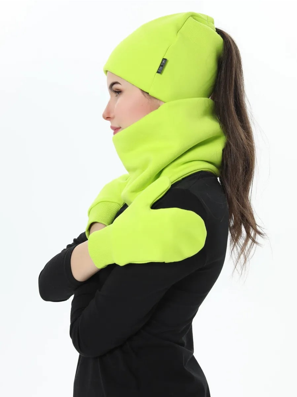 Снуд унисекс из футера с начесом