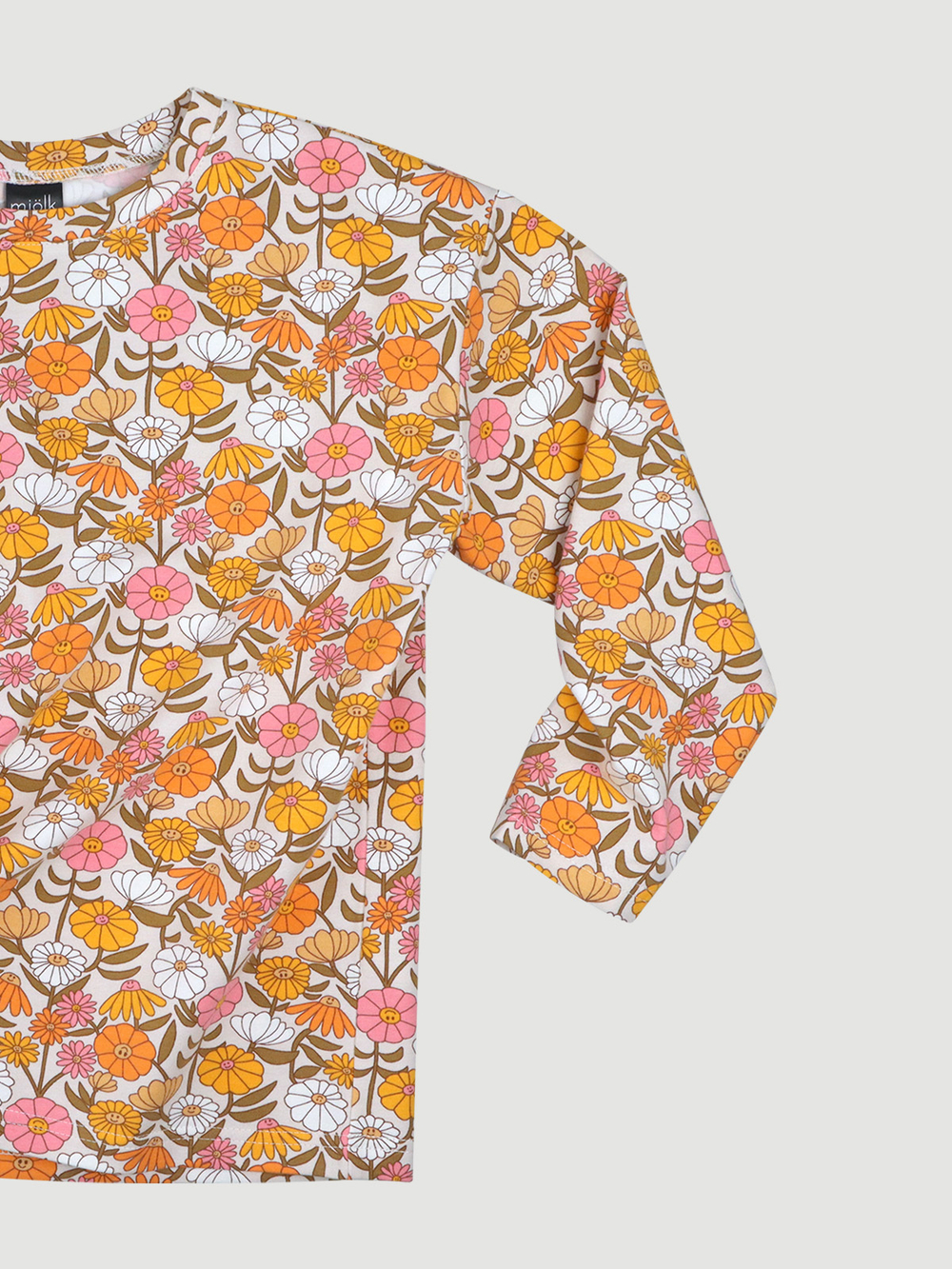 Лонгслив Mjölk Happy Flowers