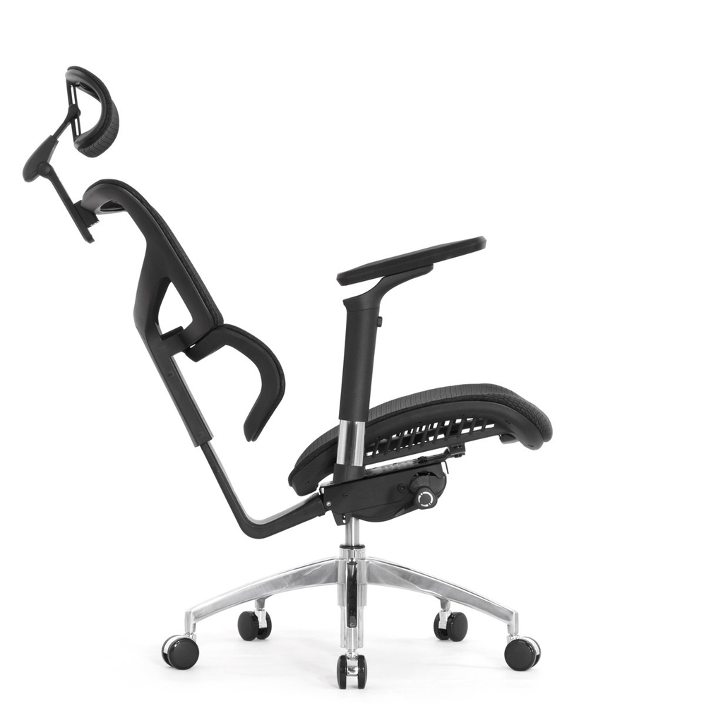 Кресло EXPERT 2 SAIL- ART SAS-M01 (подлокотник 6D(360), подголовник 5D, сетка черная / каркас черн)