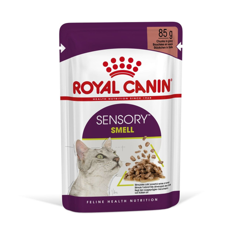 Влажный корм для кошек стимулирующий обонятельные рецепторы Royal Canin Sensory Запах, 12 шт x 85 г