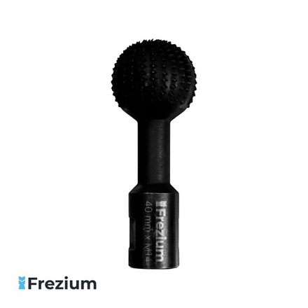 Борфреза сферическая по дереву для УШМ 40 мм x M14