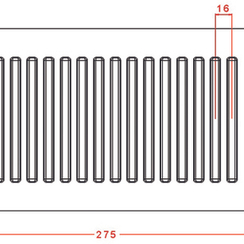 856-у | Форма для шоколадных изделий (275*175 мм)