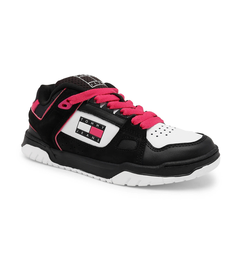 кожаные кроссовки wmn skate low Tommy Jeans - черный(EN0EN02053)