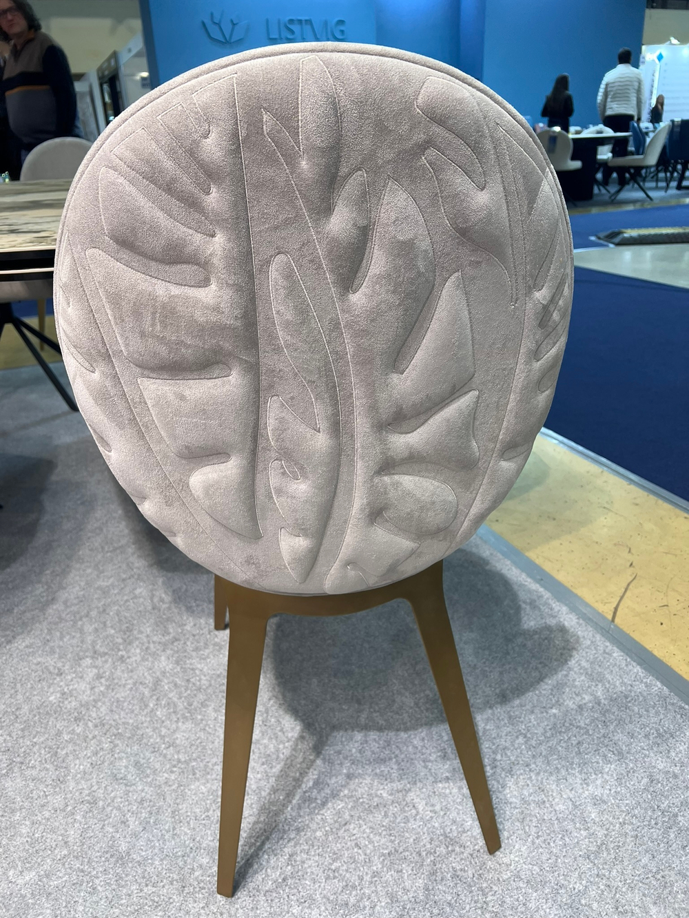 Стул CAVA GY8029 Astrid бежевый/нерж.сталь