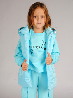 Жилет демисезонный мембрана для девочки 2-8 лет Милашка Сьюзи