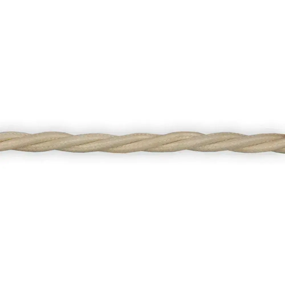 Ретро провод, витой кабель 20 метров 3x2.5 Retrika, слоновая кость, RP-32506-20