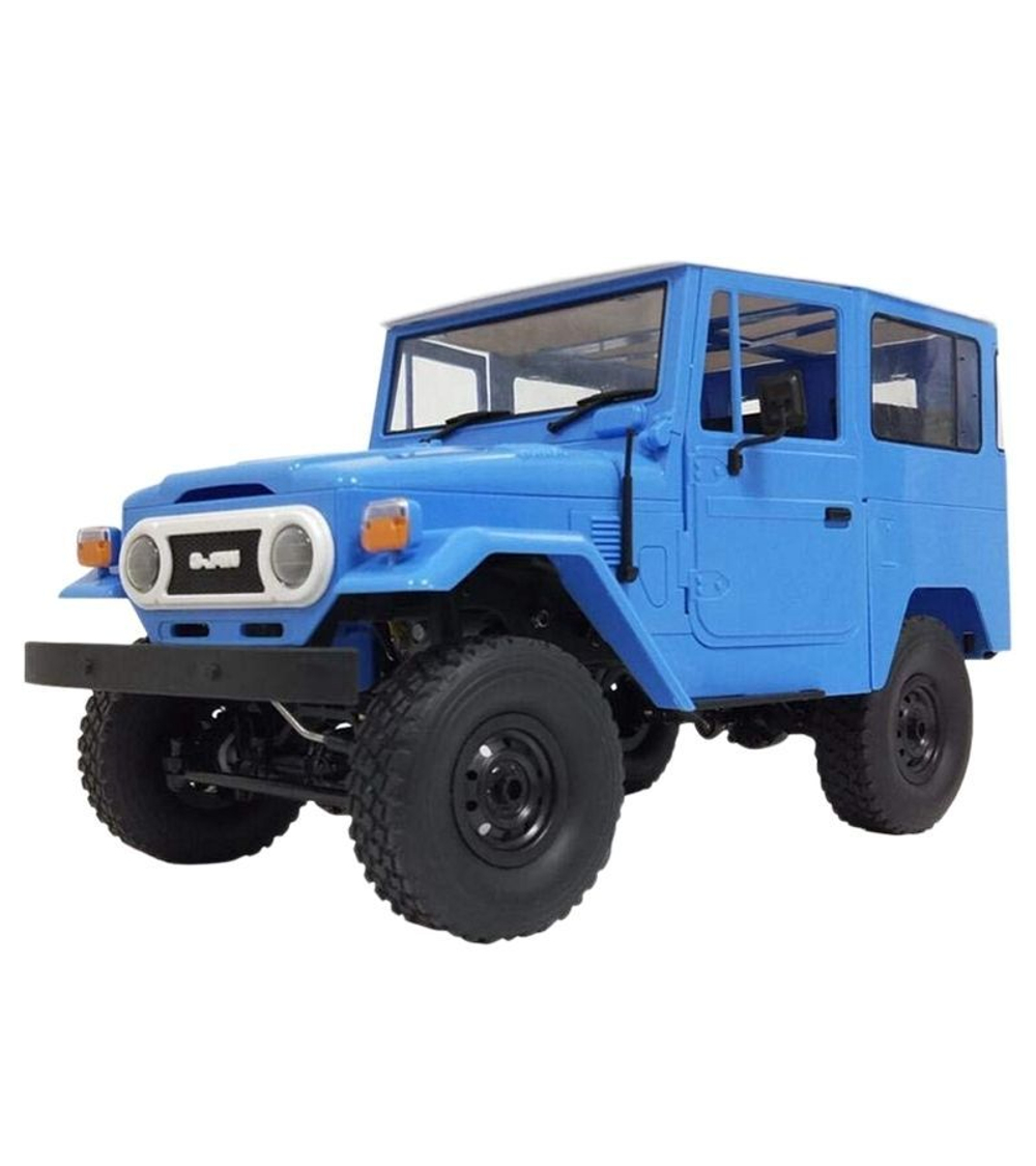 Радиоуправляемая машина WPL японский внедорожник FJ40 (голубая) 4WD 2.4G 1/16 RTR