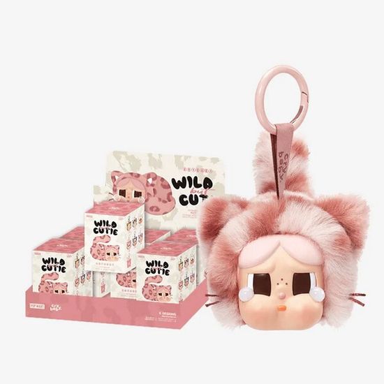 Коллекционная фигурка POPMART CRYBABY Wild But Cutie Series - Vinyl Plush Pendant Blind Box