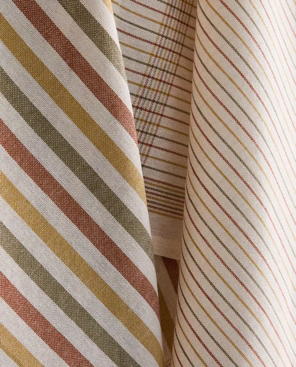 ZARA HOME КУХОННОЕ ПОЛОТЕНЦЕ В КОНТРАСТНУЮ ПОЛОСКУ (НАБОР ИЗ 2 ШТ.), ЗЕЛЕНЫЙ