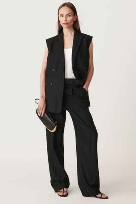 ZARA ЖИЛЕТ ОВЕРСАЙЗ — 50TH ANNIVERSARY, ЧЕРНЫЙ