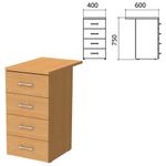 Тумба приставная "Монолит", 400х600х750 мм