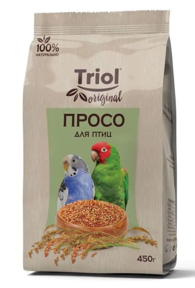 Корм Triol Original просо для птиц, 450г