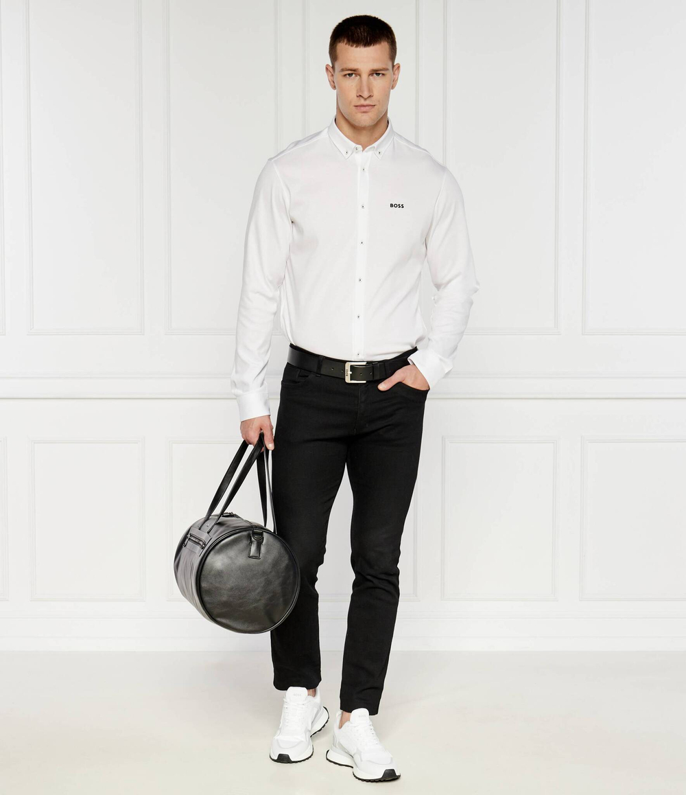 Рубашка MOTION BOSS GREEN - белый(50523317)