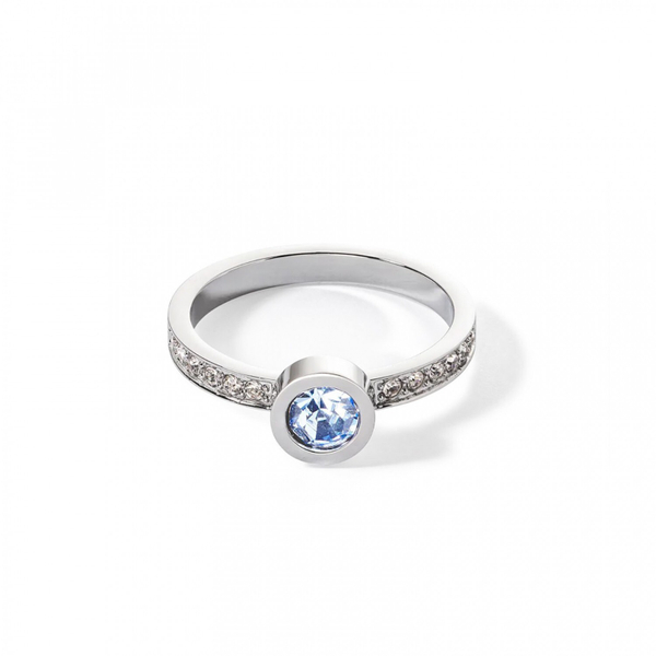 Кольцо Coeur de Lion Light Blue-Silver 16.5 мм 0228/40-0741 52