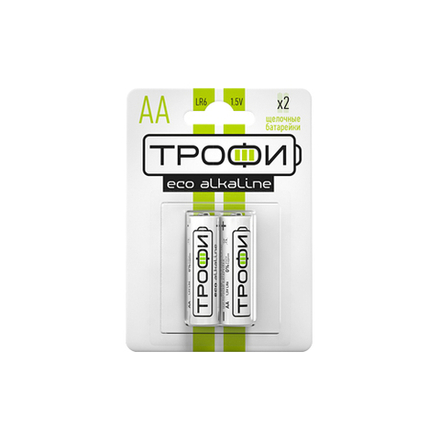 Батарейки Трофи LR6-2BL ENERGY Alkaline