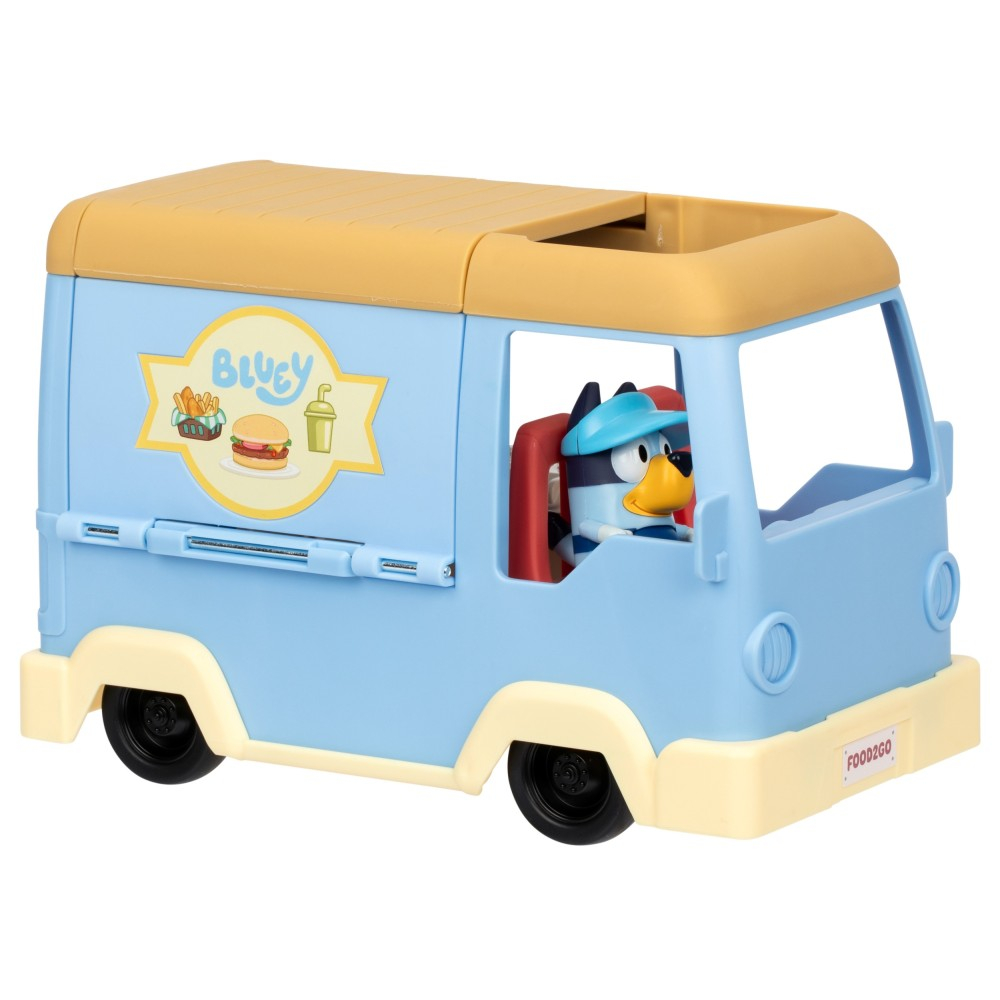 BLUEY Blue - Автомобиль с едой FOOD TRUCK + фигурка собачки BLU18919