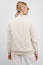 Бомбер женский демисезонный "HN-4" молочный