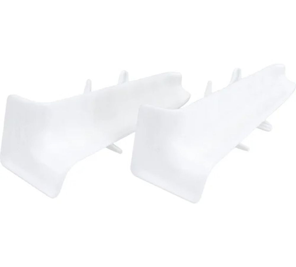 Угол внутр для плинтуса Деконика 70мм 001 белый