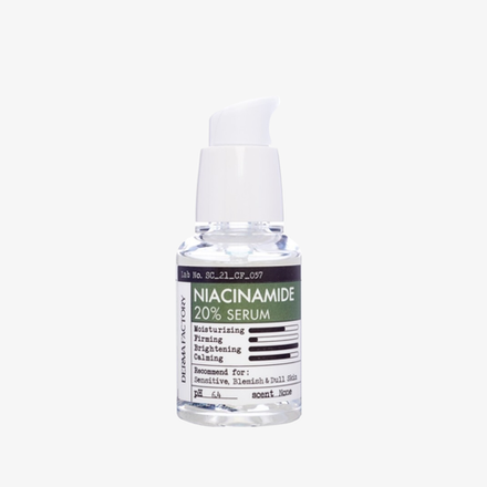 DERMA FACTORY Niacinamide 20% Serum Сыворотка для лица с ниацинамидом (30 мл)