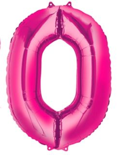 Цифры розовые