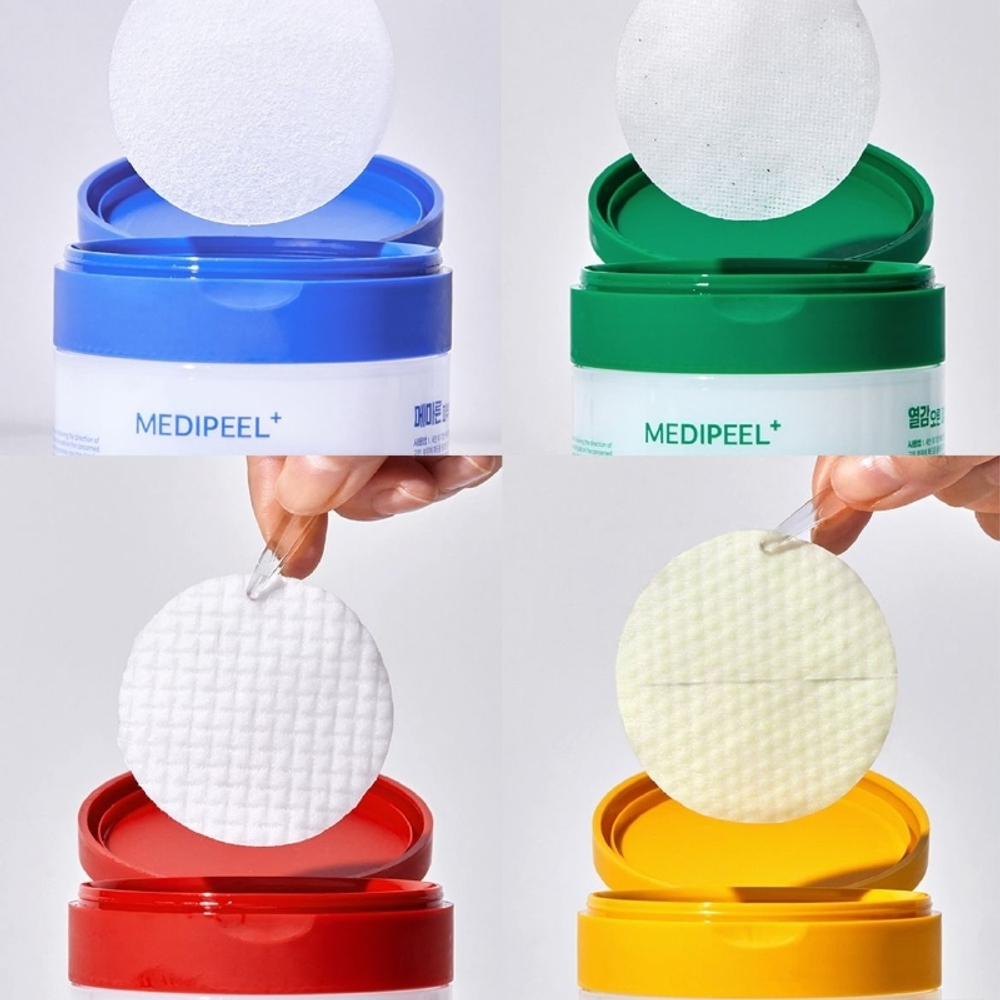 MEDIPEEL Тонер-пэды для сужения пор с коллагеном и пробиотиками Lacto Pore Lifting Pad