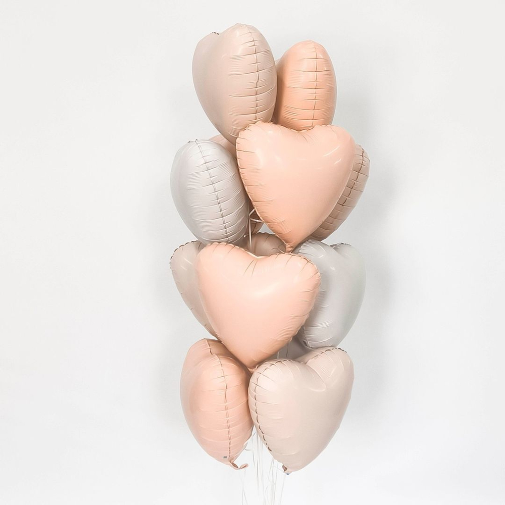 Сердце 19" Тон, сатин Agura