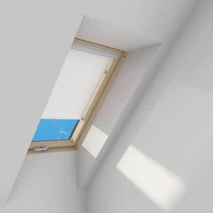 Рулонная штора на крючках FAKRO 55х78 Белая (001)