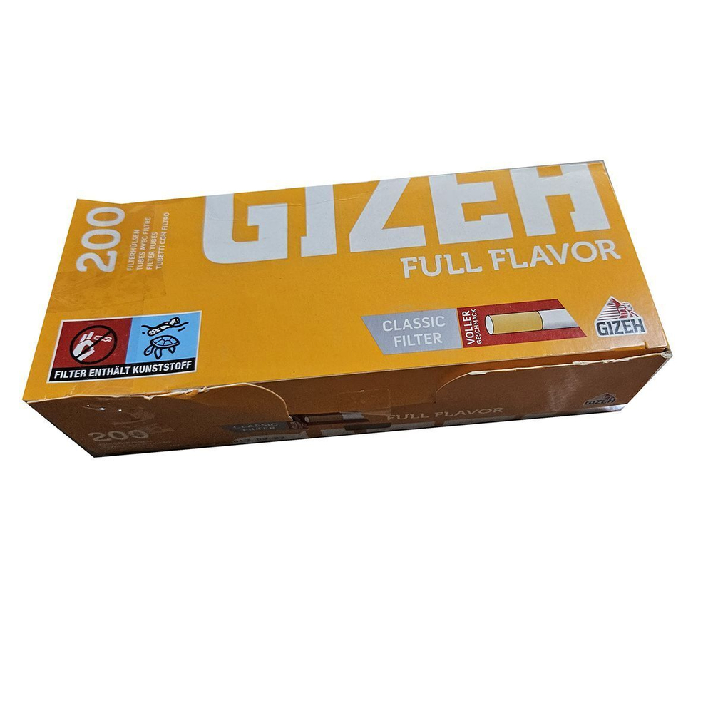 Гильзы для сигарет "Gizeh" Regular Full Flavour 200шт. Товар уцененный