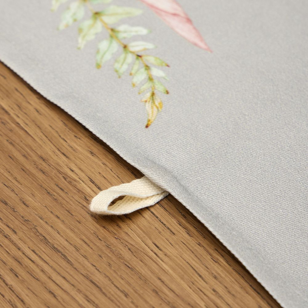 НАБОР ПОЛОТЕНЕЦ ИЗ 2 ШТ "ИРИСЫ"40Х60СМ,СЕРЫЙ,100% ХЛОПОК,ТВИЛ