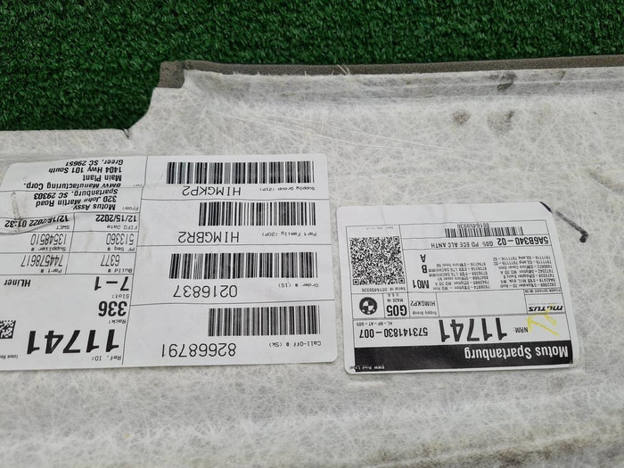 Обшивка потолка BMW X5 G05 (2018-н.в.)