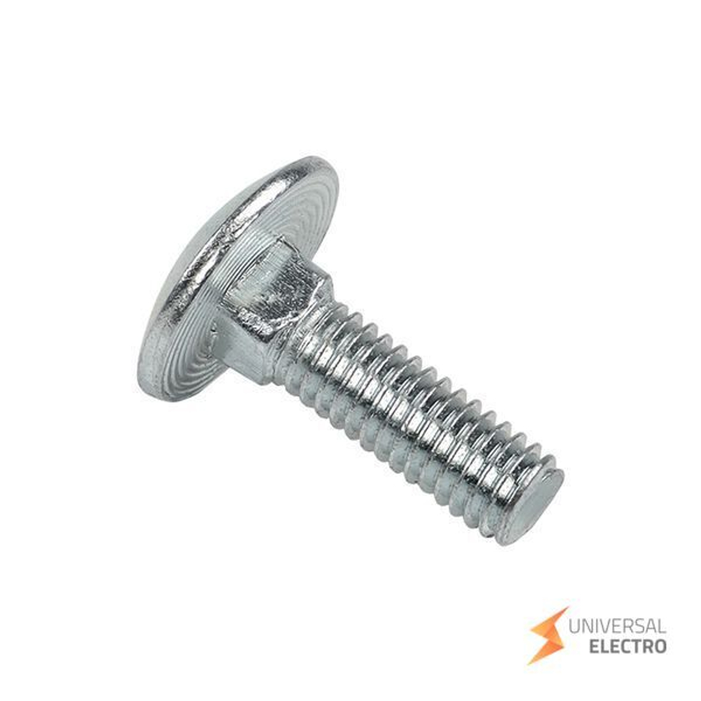 Винт с гладкой головкой и квадратным подголовником М6х20 DIN 603 EKF