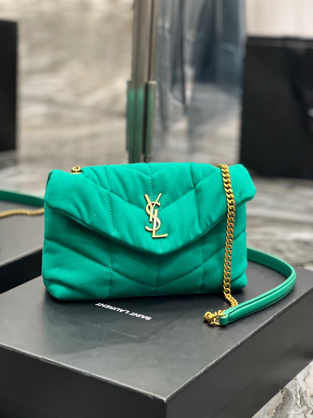 Saint Laurent Loulou Puffer Bag 23 cm