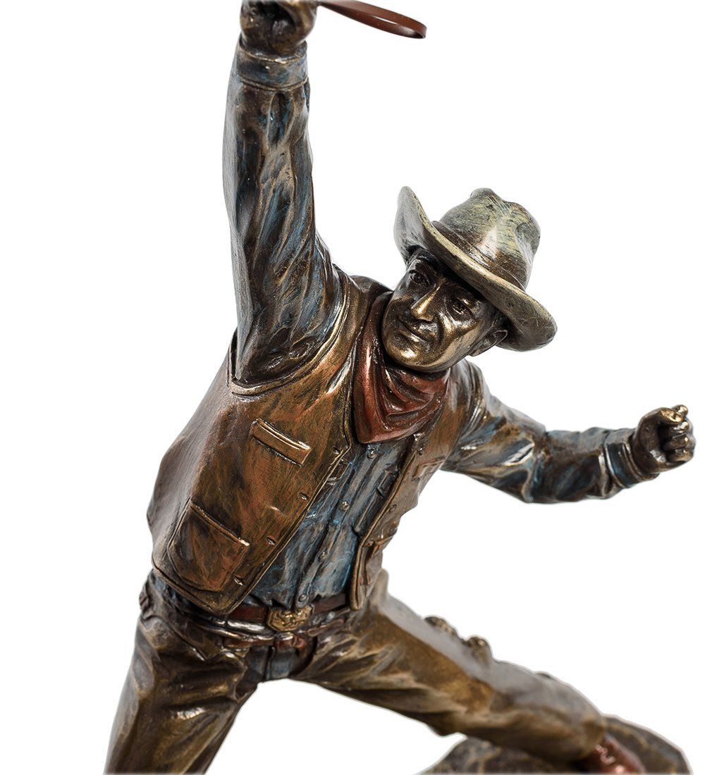 Veronese WS-882 Статуэтка «Ковбой, укрощающий лошадь»