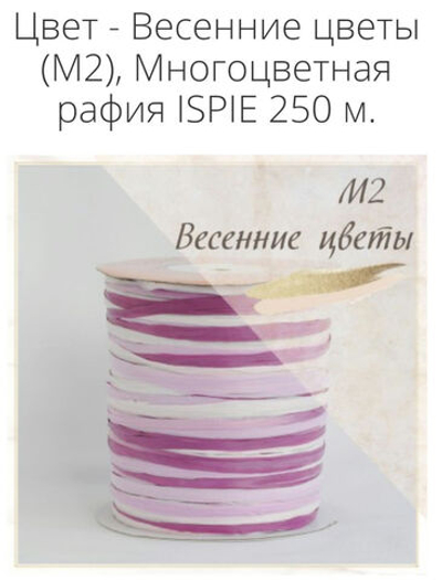 Рафия ISPIE Микс Весенние цветы
